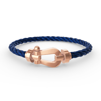 [⭐Hinora Jewelry]FORCE LARGE HORSESHOE NO DIAMOND BRACELET ROSE GOLD