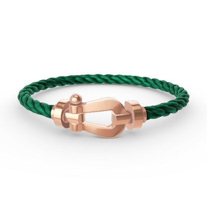 [⭐Hinora Jewelry]FORCE LARGE HORSESHOE NO DIAMOND BRACELET ROSE GOLD