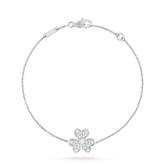 [⭐Hinora Jewelry]FRIVOLE SILVER FLOWER DIAMOND BRACELET