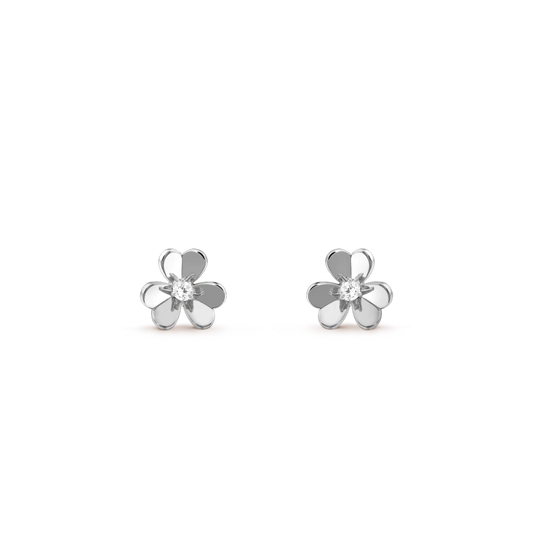 [⭐Hinora Jewelry]FRIVOLE MINI SILVER FLOWER EARRINGS