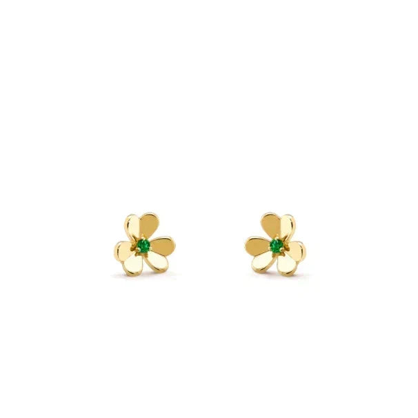 [⭐Hinora Jewelry]FRIVOLE  FLOWER MALACHITE EARRINGS