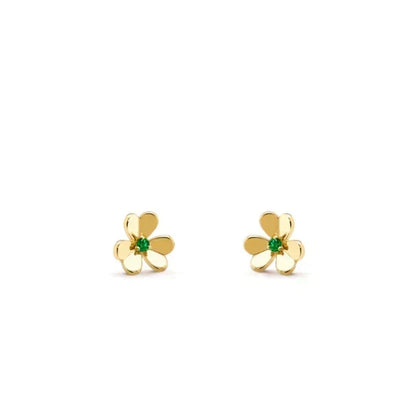 [⭐Hinora Jewelry]FRIVOLE  FLOWER MALACHITE EARRINGS