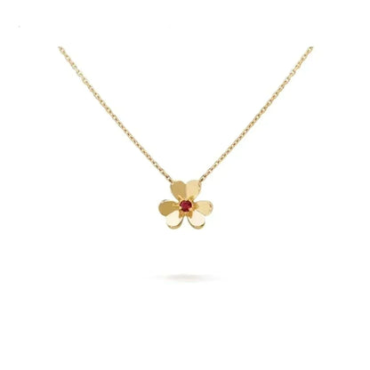 [⭐Hinora Jewelry]FRIVOLE GOLD FLOWER NECKLACE