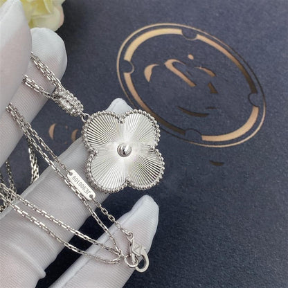 [⭐Hinora Jewelry]CLOVER 25MM SILVER BIG CLOVER NECKLACE
