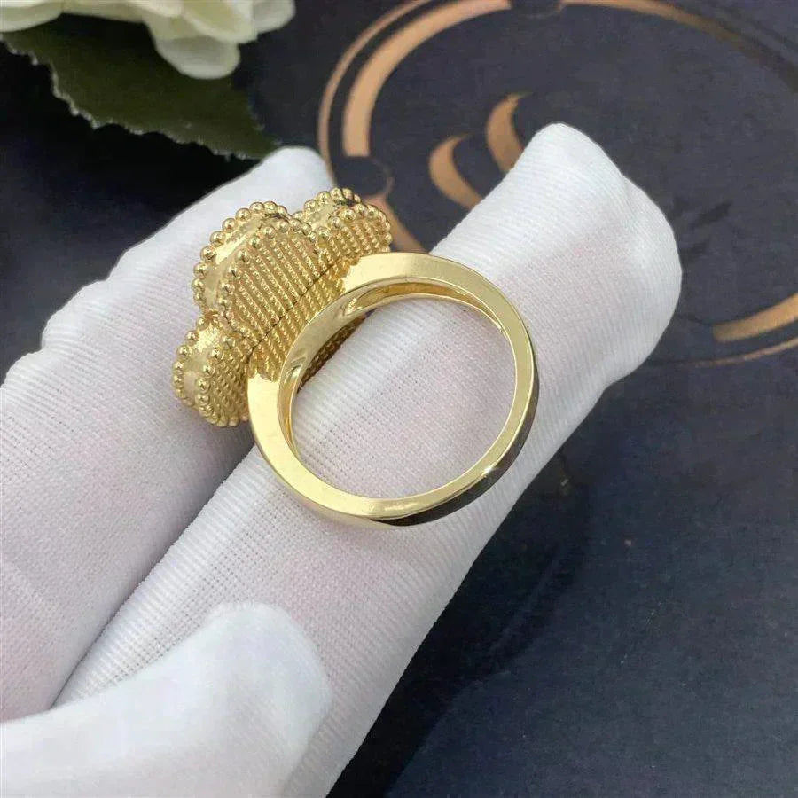 [⭐Hinora Jewelry]CLOVER WHITE MOP RING