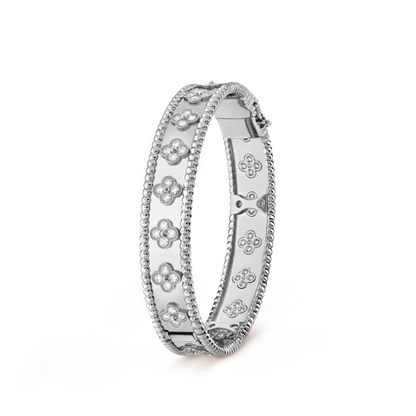 [⭐Hinora Jewelry]CLOVER BRACELET 8MM DIAMONDS