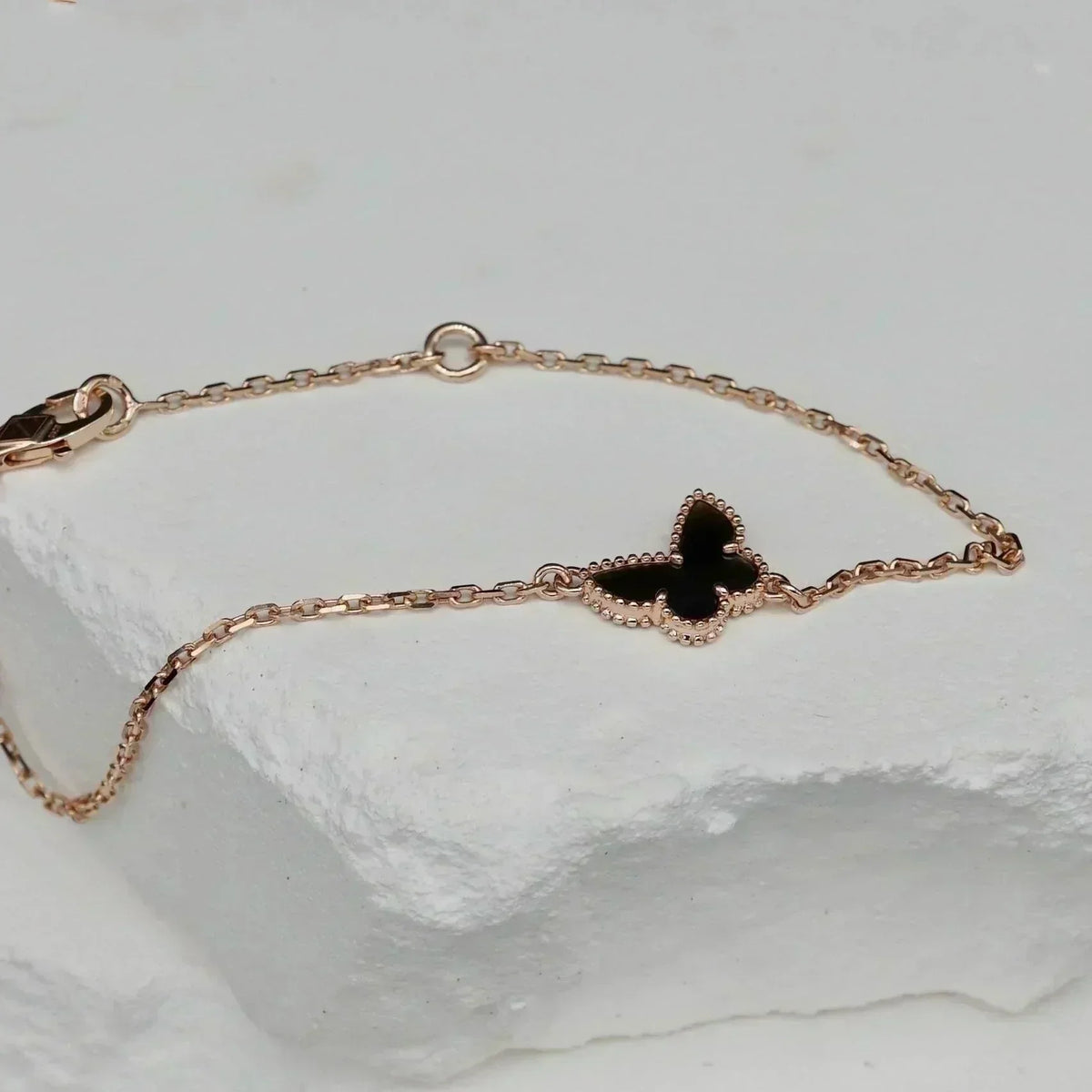 [⭐Hinora Jewelry]BUTTERFLY ONYX  BUTTERFLY BRACELET