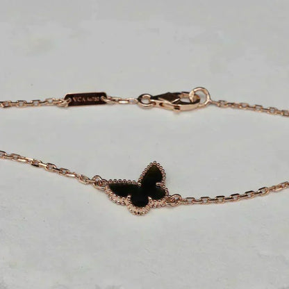 [⭐Hinora Jewelry]BUTTERFLY ONYX  BUTTERFLY BRACELET
