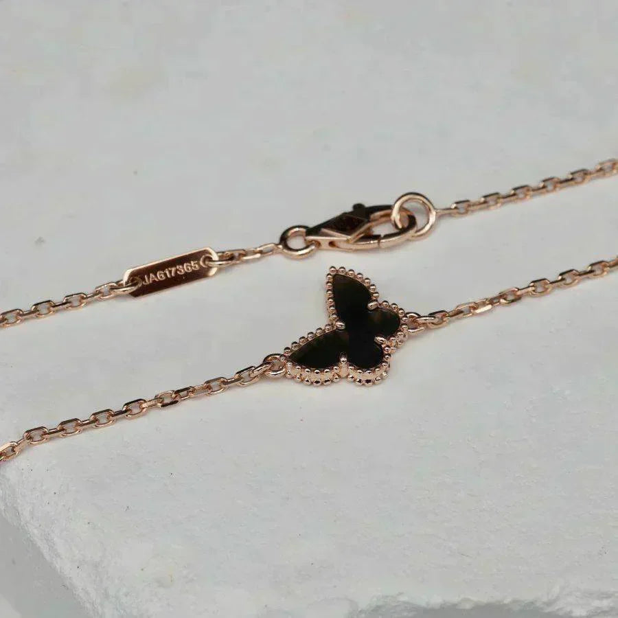 [⭐Hinora Jewelry]BUTTERFLY ONYX  BUTTERFLY BRACELET