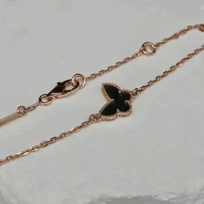 [⭐Hinora Jewelry]BUTTERFLY ONYX  BUTTERFLY BRACELET