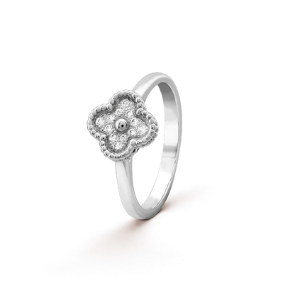 [⭐Hinora Jewelry]CLOVER DIAMOND RING