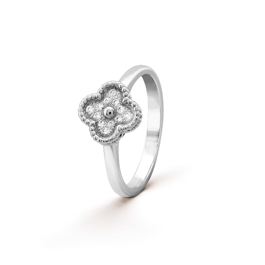 [⭐Hinora Jewelry]CLOVER DIAMOND RING