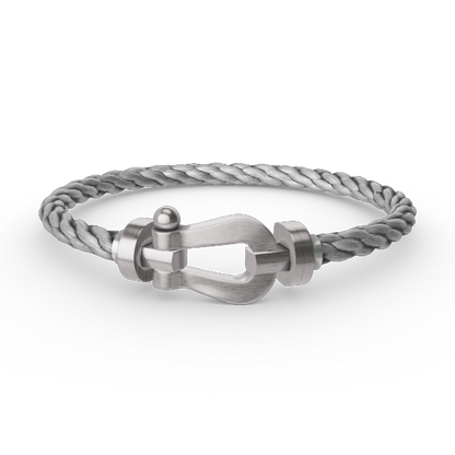 [⭐Hinora Jewelry]FORCE LARGE HORSESHOE NO DIAMOND BRACELET SILVER