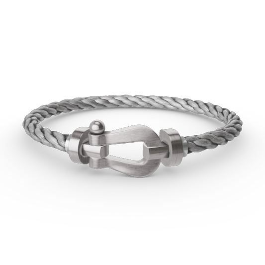 [⭐Hinora Jewelry]FORCE LARGE HORSESHOE NO DIAMOND BRACELET SILVER