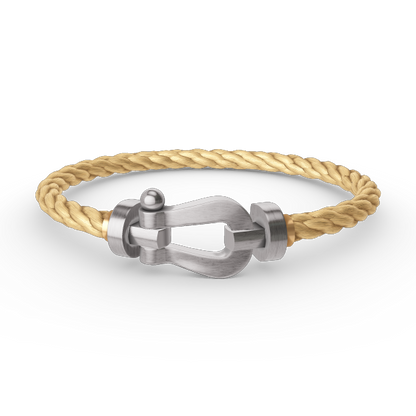 [⭐Hinora Jewelry]FORCE LARGE HORSESHOE NO DIAMOND BRACELET SILVER