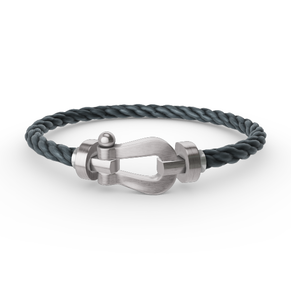 [⭐Hinora Jewelry]FORCE LARGE HORSESHOE NO DIAMOND BRACELET SILVER