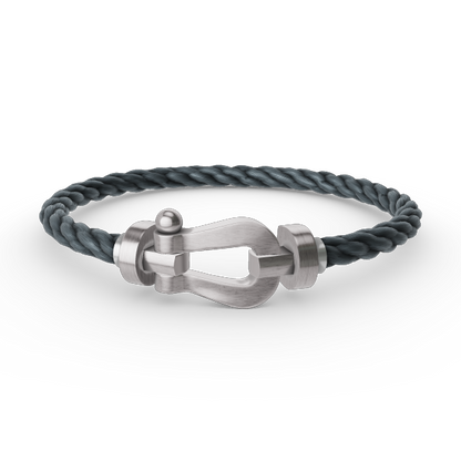 [⭐Hinora Jewelry]FORCE LARGE HORSESHOE NO DIAMOND BRACELET SILVER
