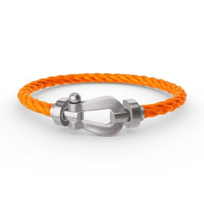[⭐Hinora Jewelry]FORCE LARGE HORSESHOE NO DIAMOND BRACELET SILVER