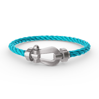 [⭐Hinora Jewelry]FORCE LARGE HORSESHOE NO DIAMOND BRACELET SILVER