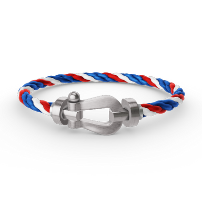 [⭐Hinora Jewelry]FORCE LARGE HORSESHOE NO DIAMOND BRACELET SILVER
