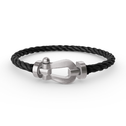[⭐Hinora Jewelry]FORCE LARGE HORSESHOE NO DIAMOND BRACELET SILVER