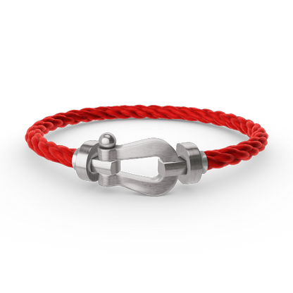 [⭐Hinora Jewelry]FORCE LARGE HORSESHOE NO DIAMOND BRACELET SILVER