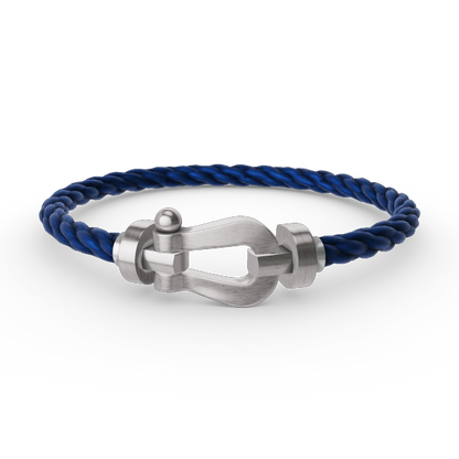 [⭐Hinora Jewelry]FORCE LARGE HORSESHOE NO DIAMOND BRACELET SILVER