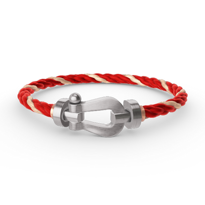 [⭐Hinora Jewelry]FORCE LARGE HORSESHOE NO DIAMOND BRACELET SILVER