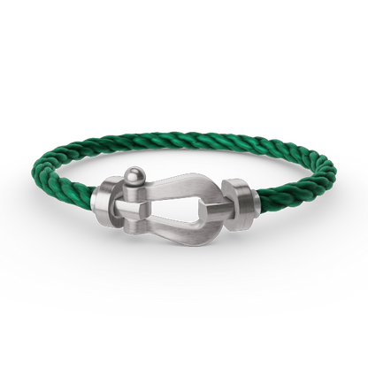 [⭐Hinora Jewelry]FORCE LARGE HORSESHOE NO DIAMOND BRACELET SILVER