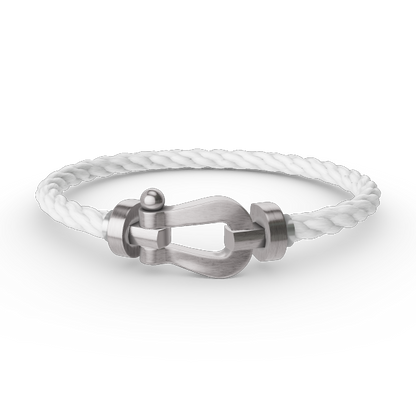 [⭐Hinora Jewelry]FORCE LARGE HORSESHOE NO DIAMOND BRACELET SILVER