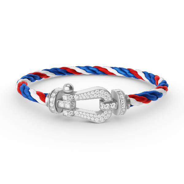 [⭐Hinora Jewelry]FORCE LARGE HORSESHOE FULL DIAMOND BRACELET SILVER