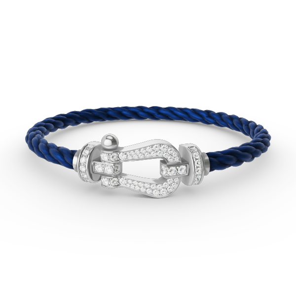 [⭐Hinora Jewelry]FORCE LARGE HORSESHOE FULL DIAMOND BRACELET SILVER