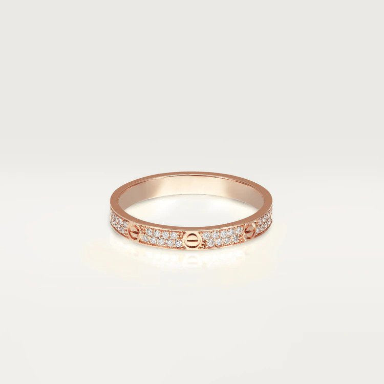 [⭐Hinora Jewelry]LOVE RING 2.65MM DIAMOND