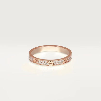 [⭐Hinora Jewelry]LOVE RING 2.65MM DIAMOND