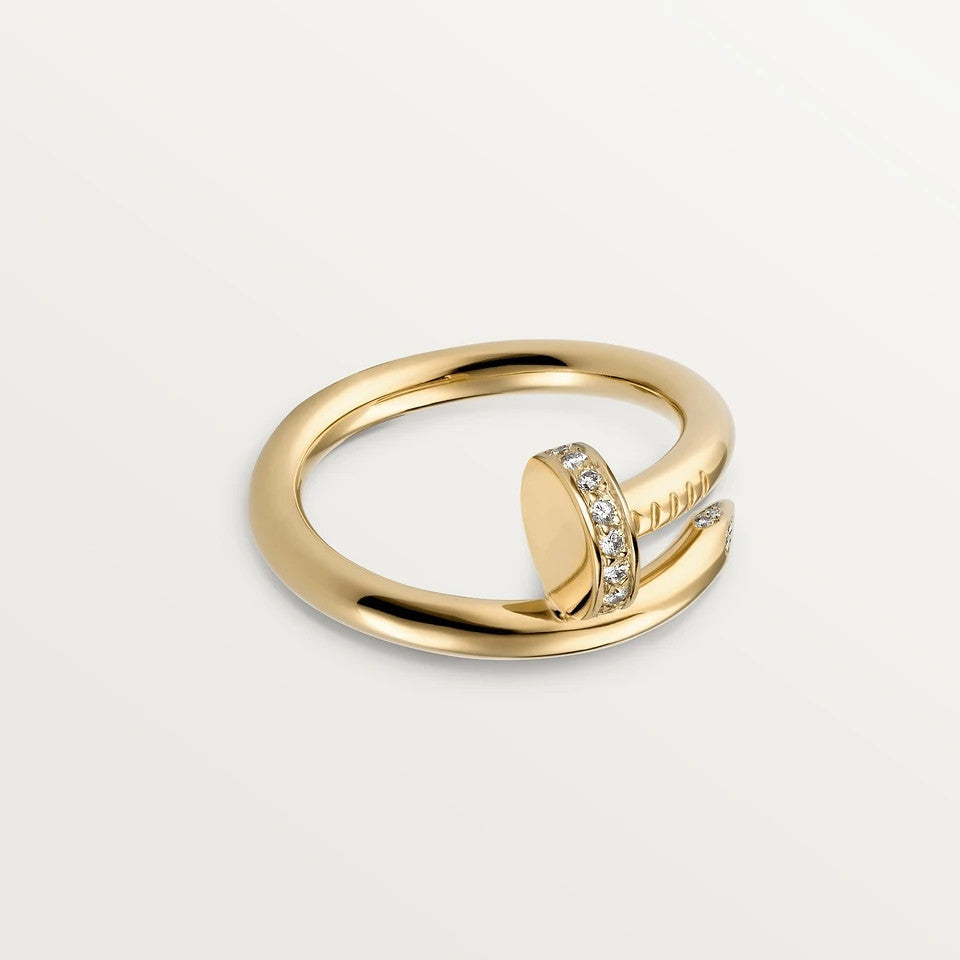 [⭐Hinora Jewelry]JUSTE RING 2.65MM GOLD DIAMOND